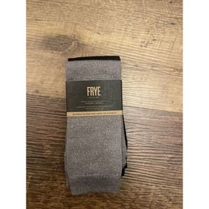 Frye Boot Socks 2 PAIR Gray/Black 5-10 Shoe Size Soft & Comfy NWT